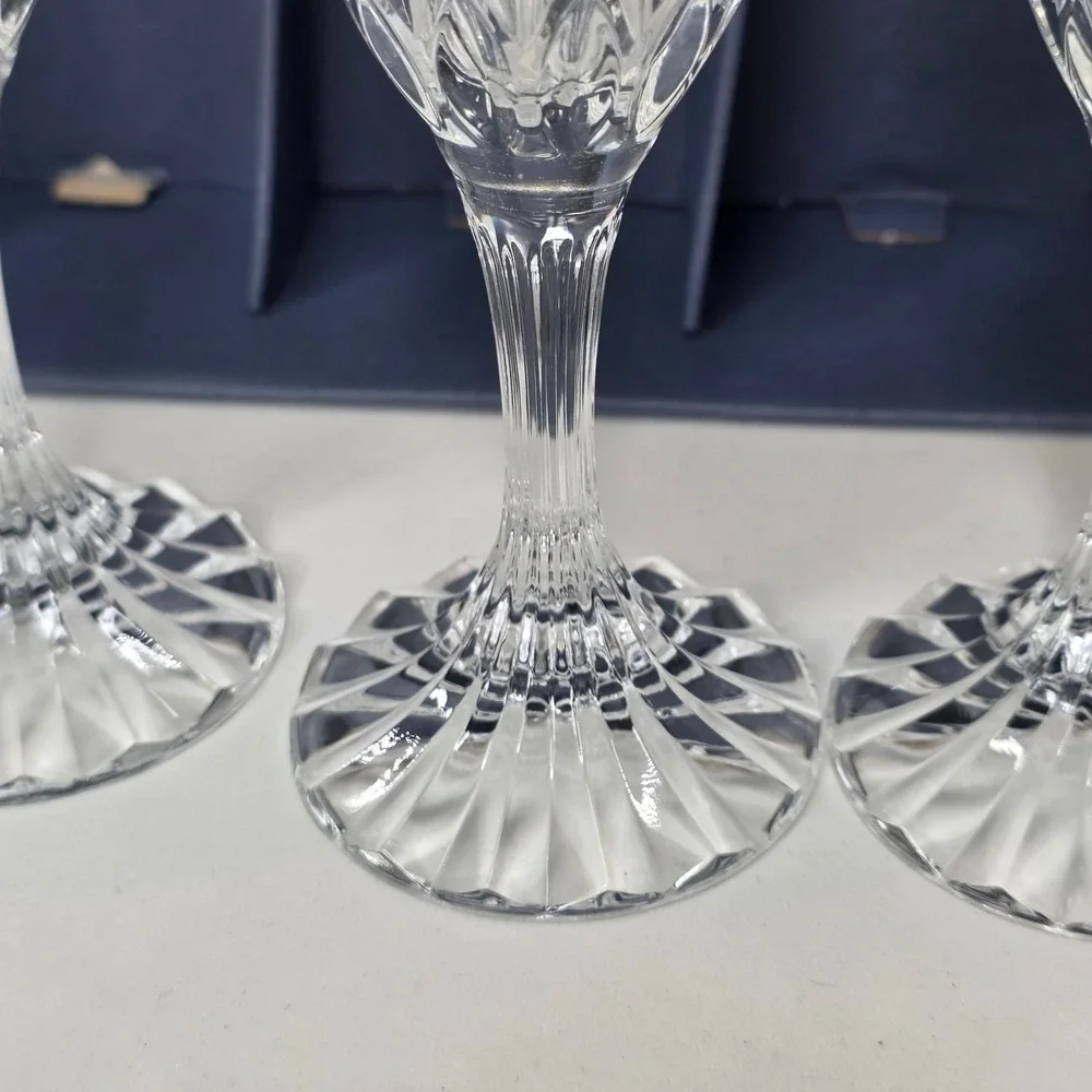 Cristal d'Arques Bretagne Crystal Champagne Flutes 8 1/8